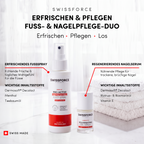 The SWISSFORCE – Refresh & Nourish Foot & Nail Care Duo
