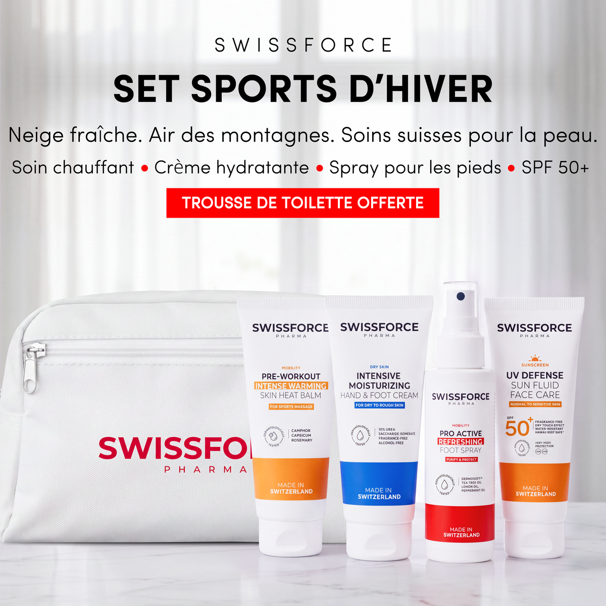 SWISSFORCE vintersportset - med en GRATIS resväska