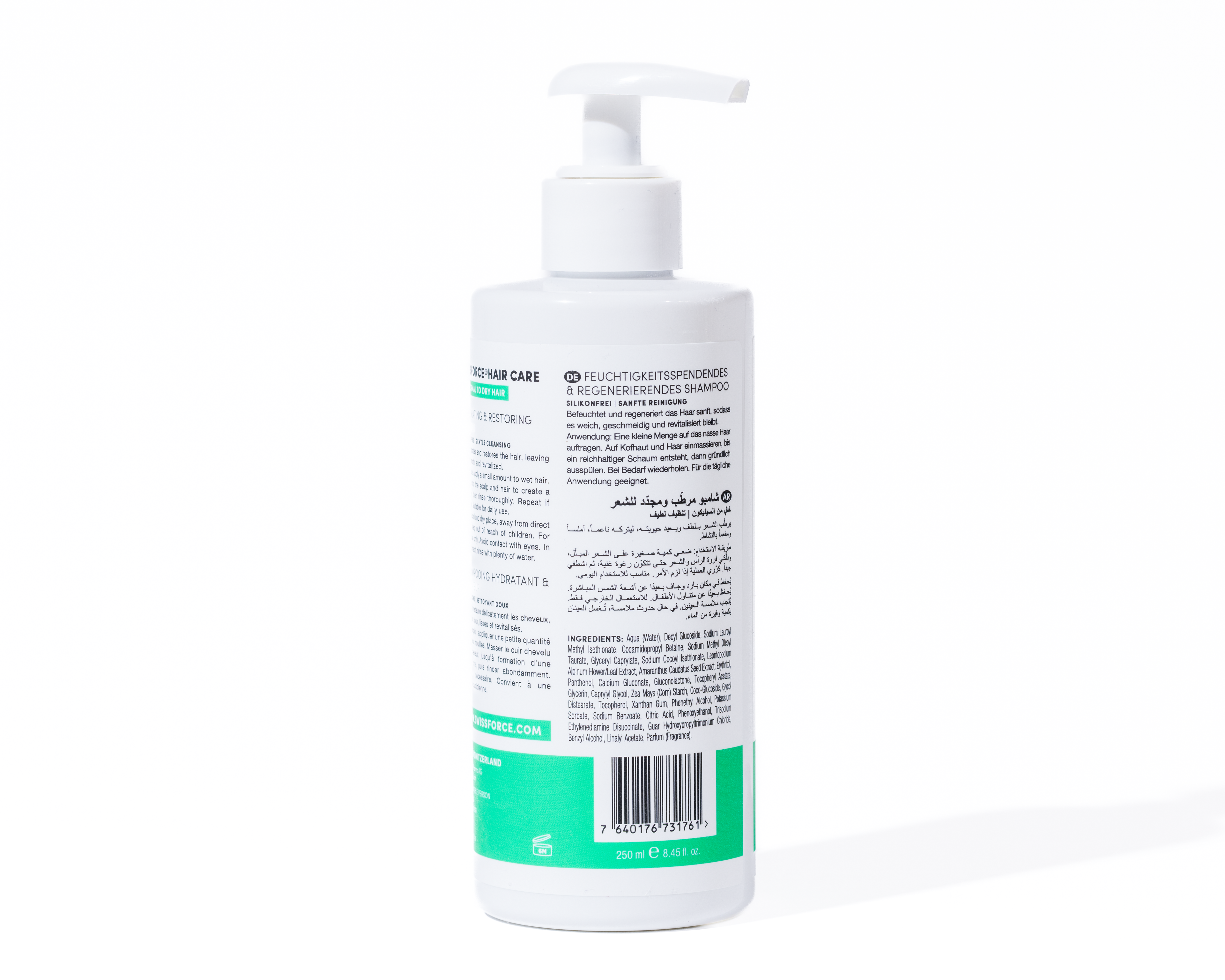 Champú Hidratante para el Cabello 250 ml Sin SLS ni siliconas