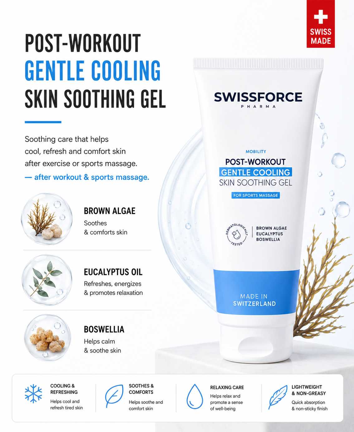 Post-Workout Skin Soothing Gel 100 ml
