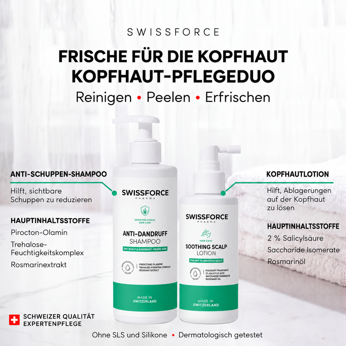 The SWISSFORCE Scalp Reset – Scalp Care Duo