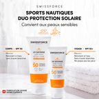 The SWISSFORCE Water Sports Sun Protection Duo
